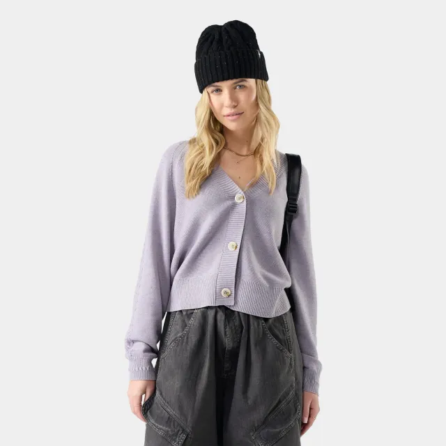Smartwool Edgewood cardigan Purple Storm ull