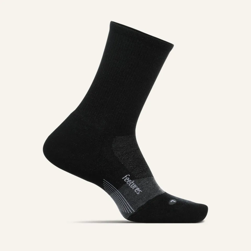 Feetures Merino 10 Max Cushion Mini Crew sokker sandstone