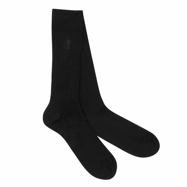 London Sock Company Simply Sartorial sokker svart bomull