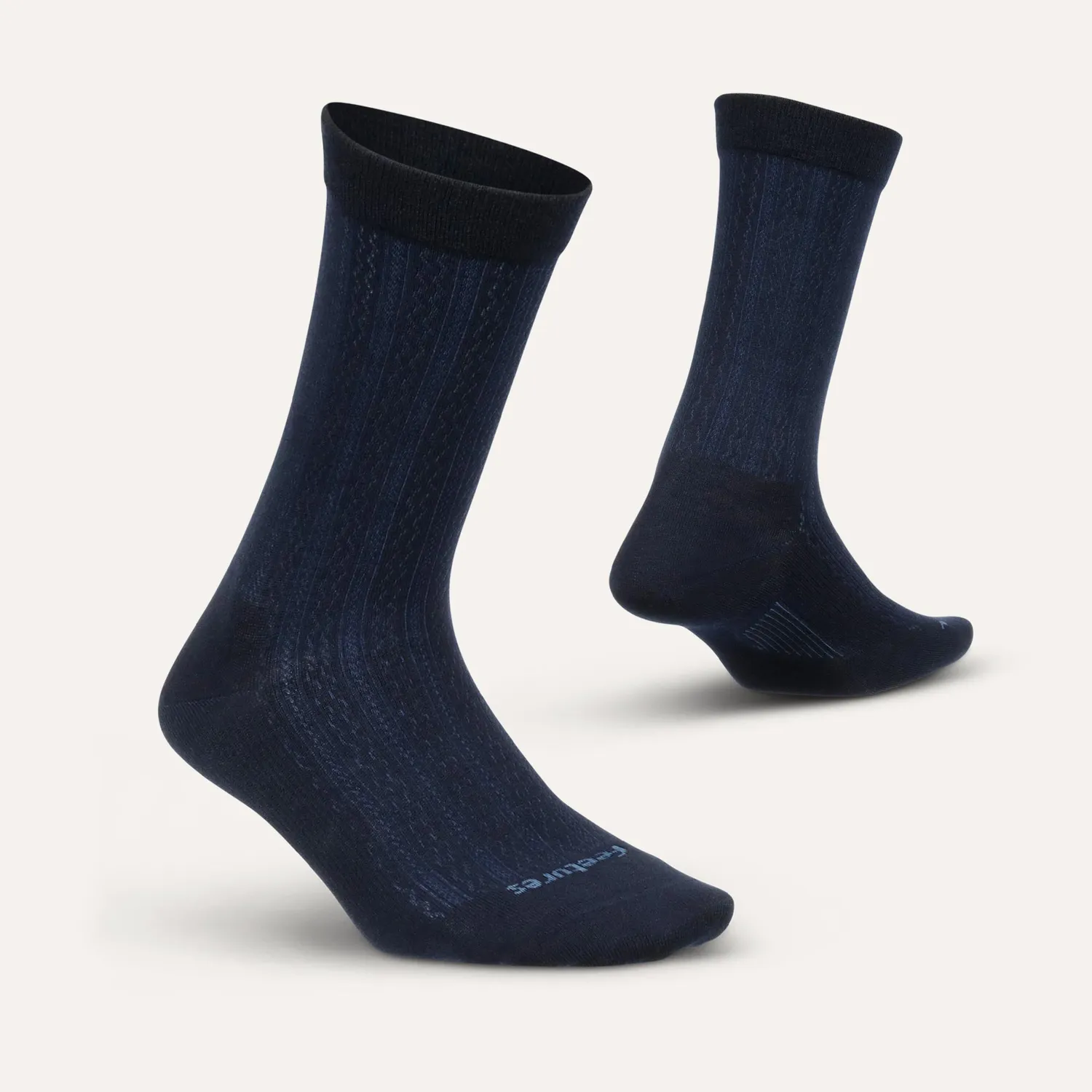 Feetures Everyday Ultra Light Crew sokker svart tynn