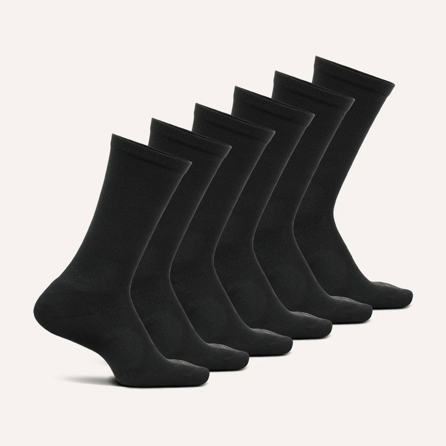 Feetures Therapeutic Max Cushion Crew sokk White Mix 6-pk