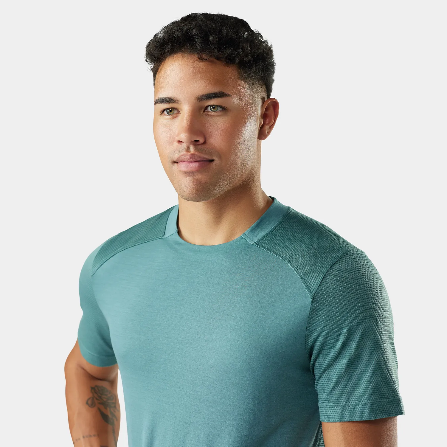 Smartwool Active Mesh Short Sleeve t-skjorte Dusty Teal pustende