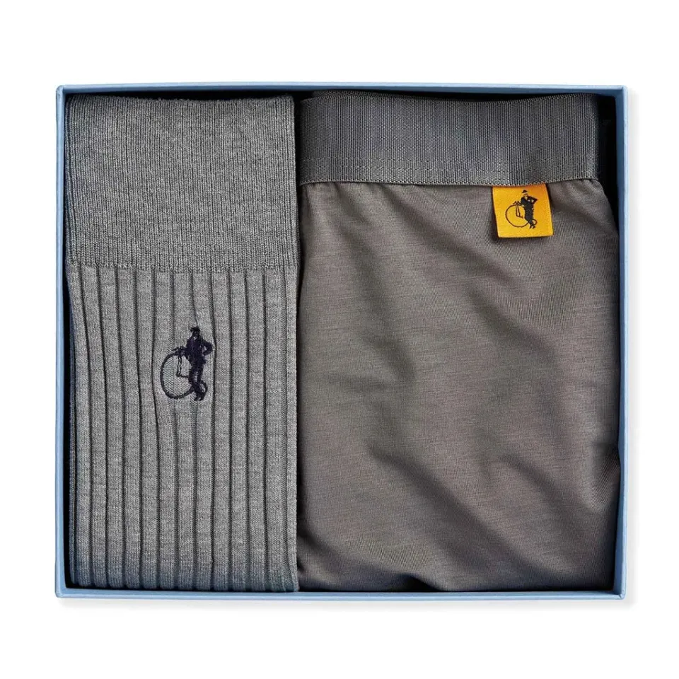 London Sock Company Socks Boxers Duo Earl Grey sokkesett