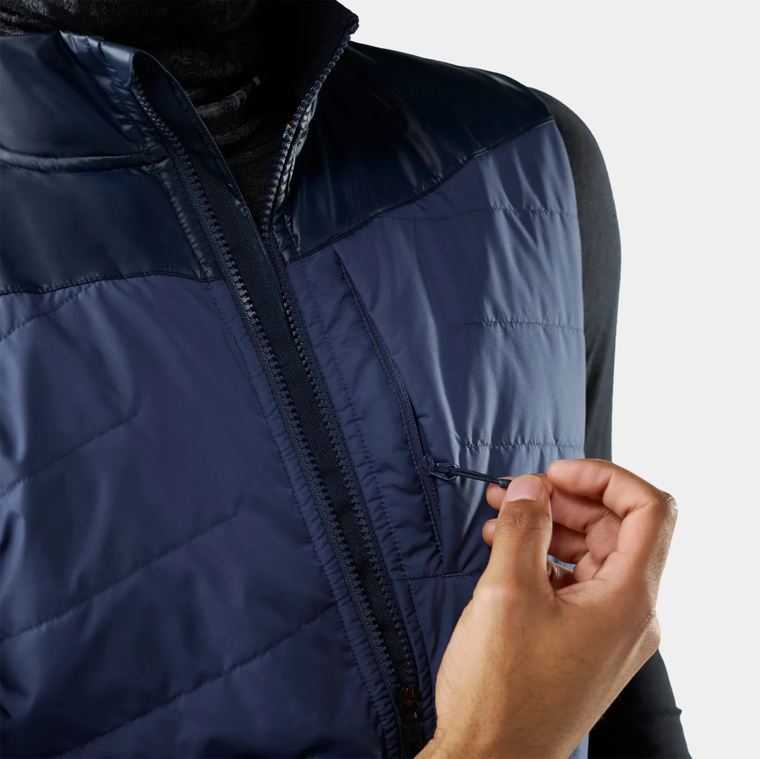 Smartwool Smartloft vest nightfall blue resirkulert ull