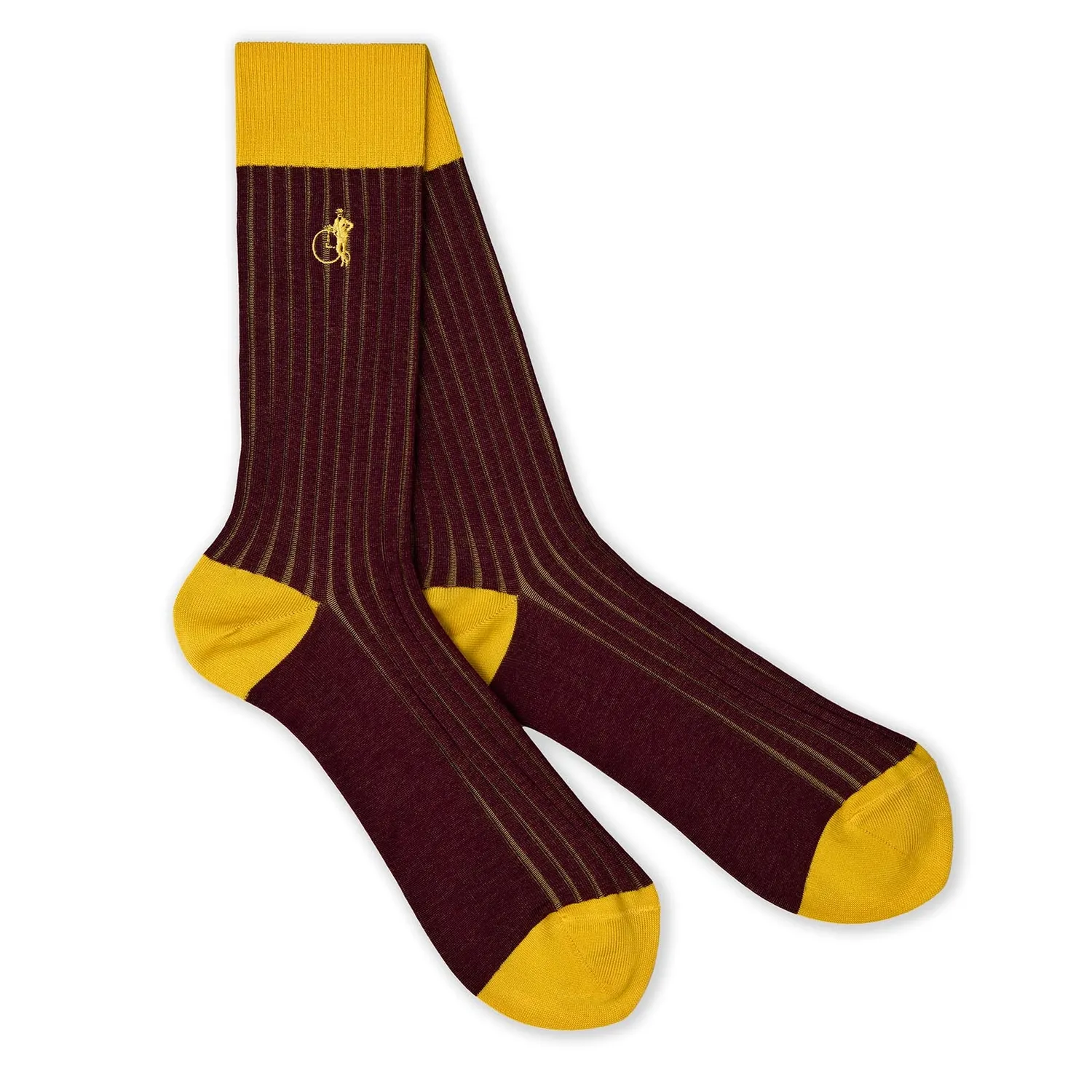 London Sock Company Studio I sokker 3 par stripet bomull