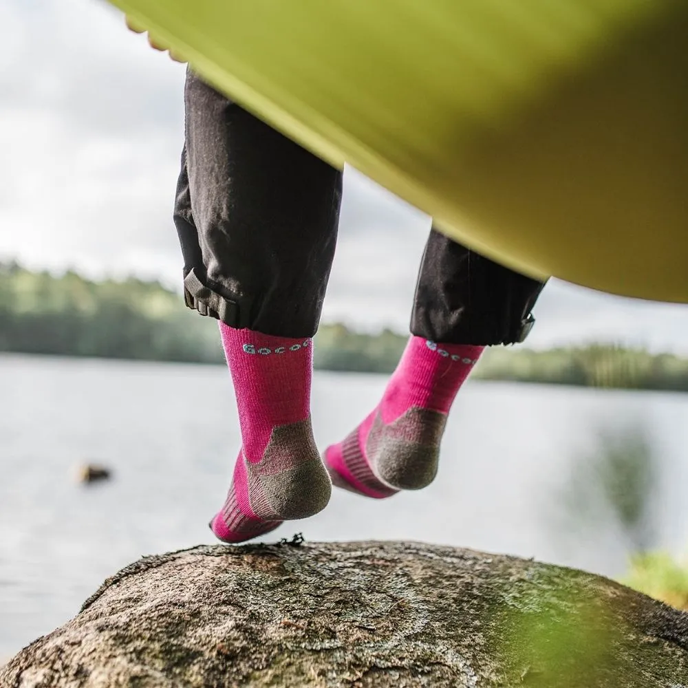 Gococo Technical Cushion High Wool løpesokker fuchsia 35-38 ull