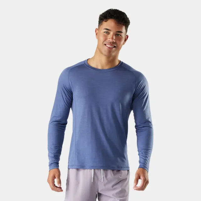 Smartwool Active Ultralite Long Sleeve langermet trøye Nightfall Blue merino