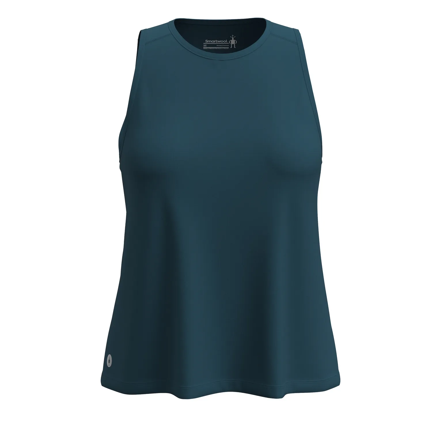 Smartwool Active Ultralite High Neck Tank topp Twilight Blue ull