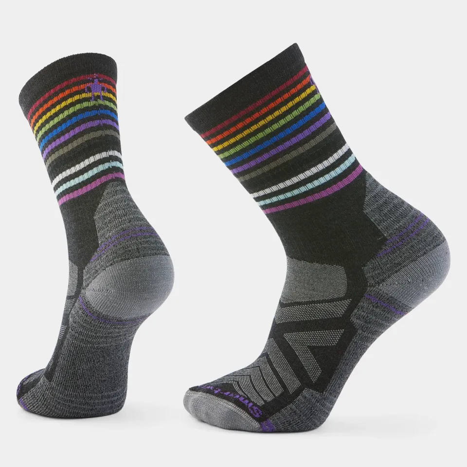 Smartwool Hike Pride Crew sokker Charcoal M