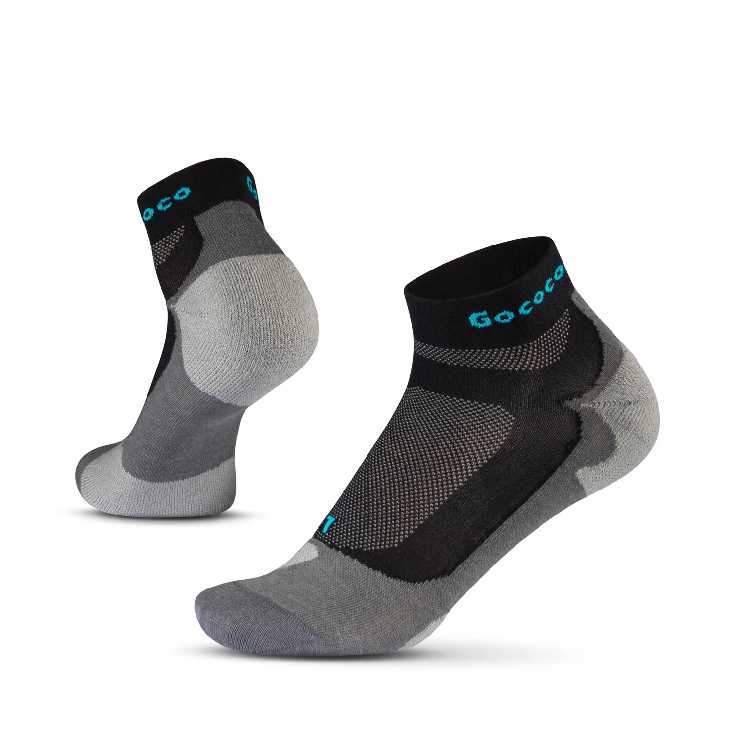Gococo Run Essentials Core løpestrømper 7-pakning svart