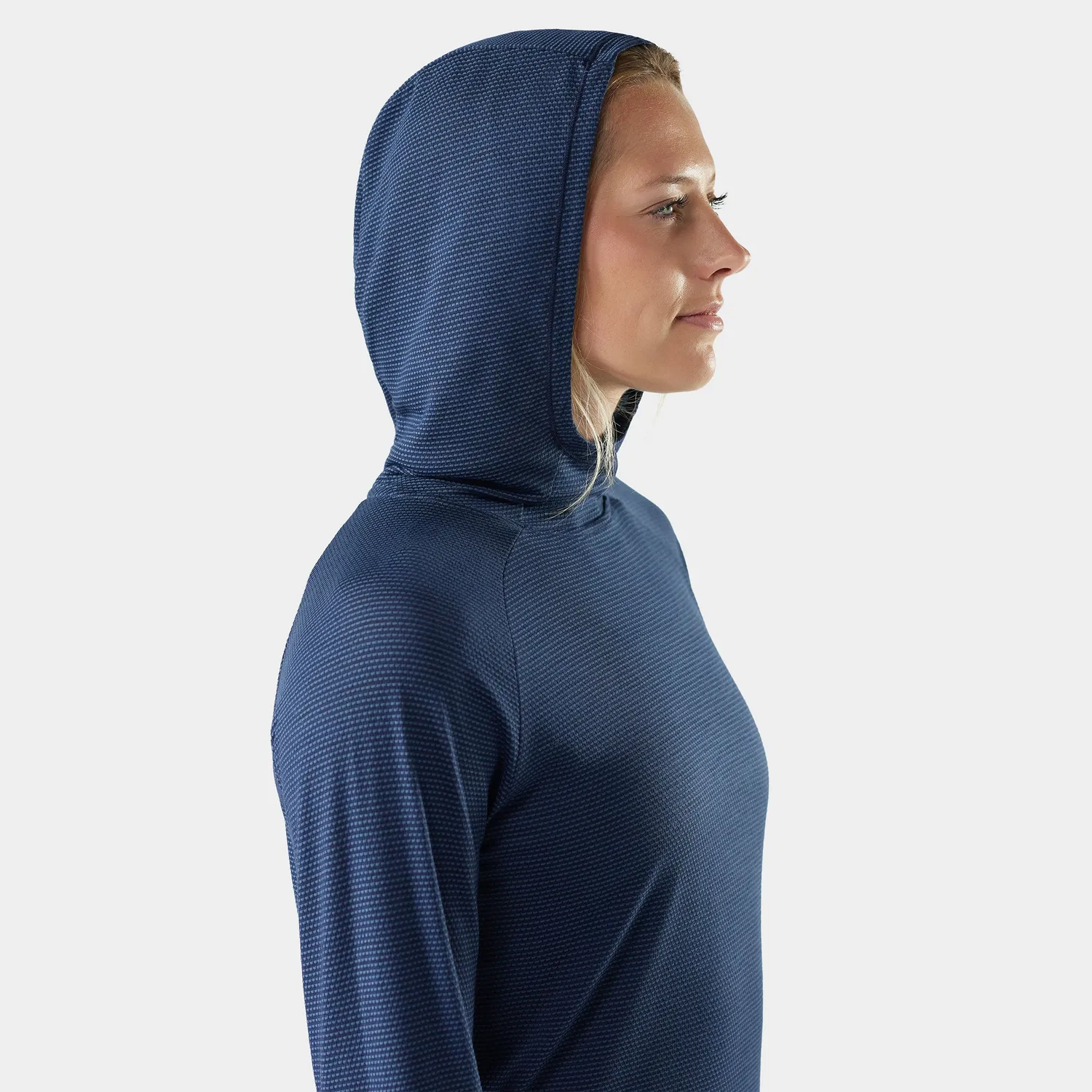 Smartwool Active Mesh Hoodie hettegenser Nightfall Blue merino