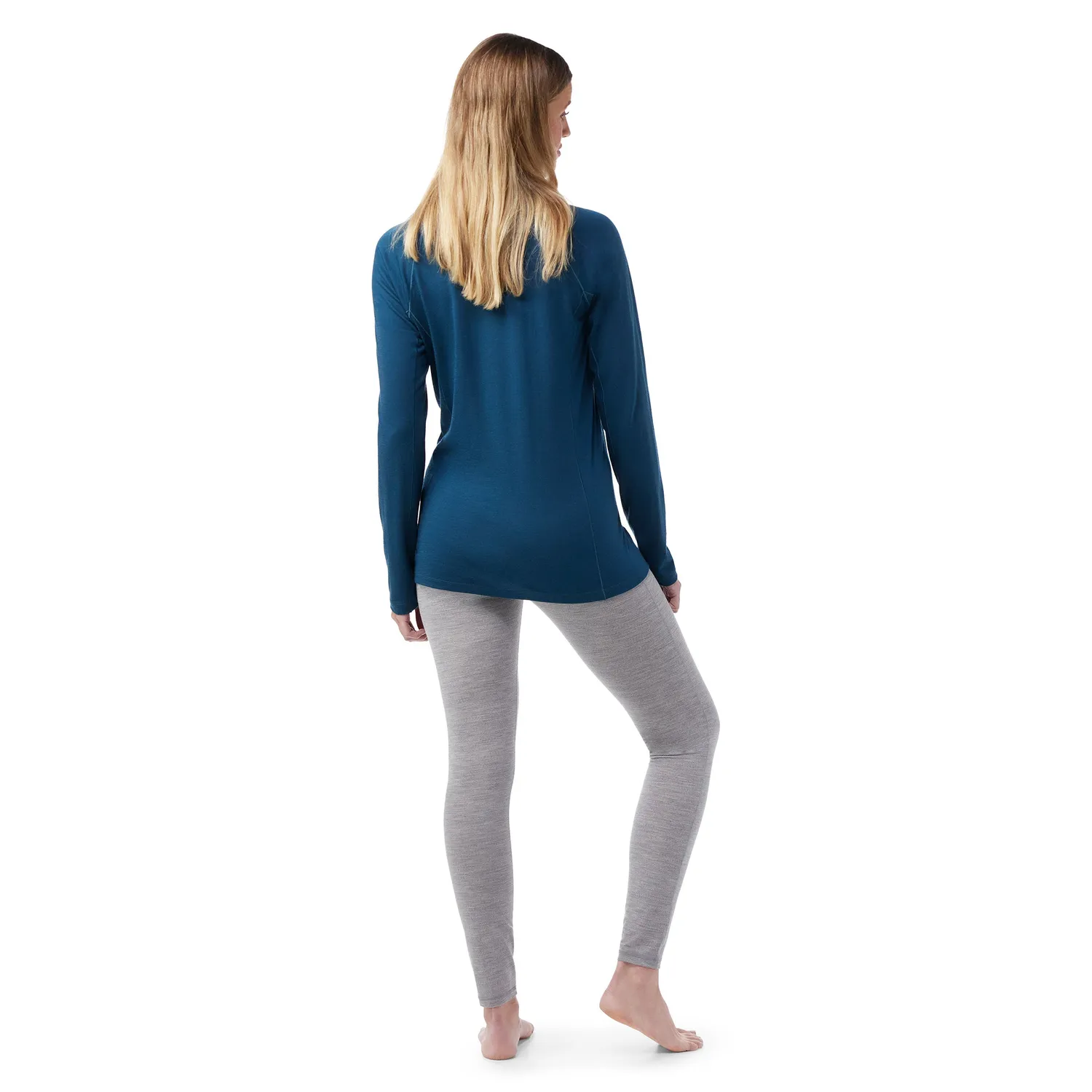 Smartwool Classic All-Season 1/4 Zip genser dame twilight blue