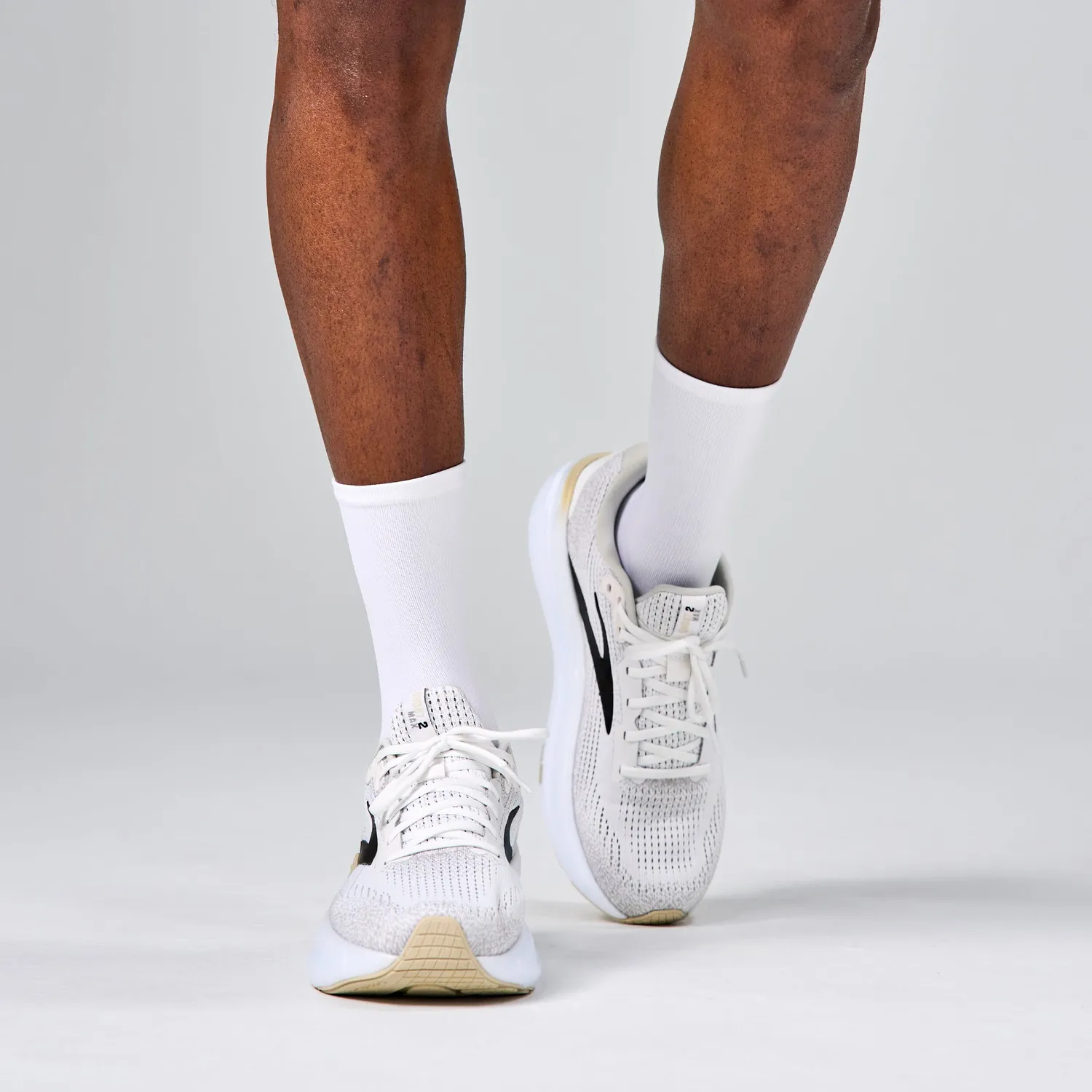 Feetures Elite Max Cushion Mini Crew treningssokk White Mix 6-pk