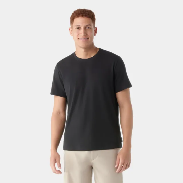 Smartwool Perfect Crew t-skjorte Black bomull herre