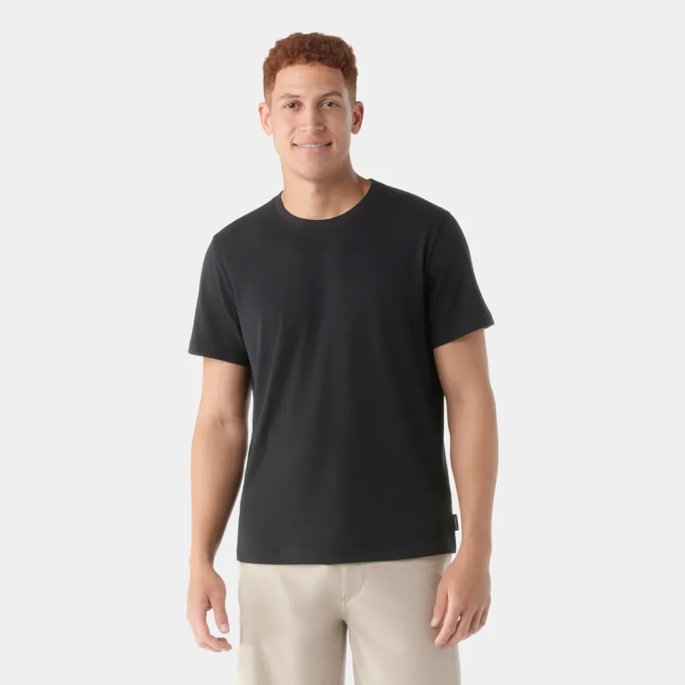 Smartwool Perfect Crew t-skjorte Black bomull herre