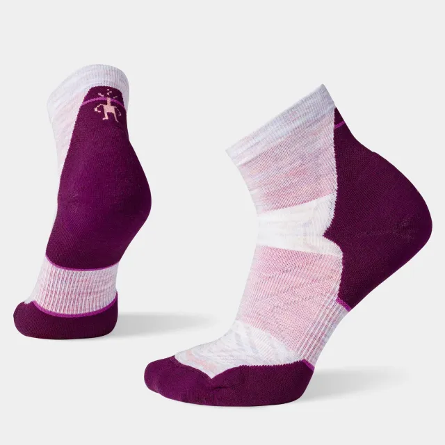 Smartwool Run Targeted Cushion ankelsokker Purple Eclipse pustende