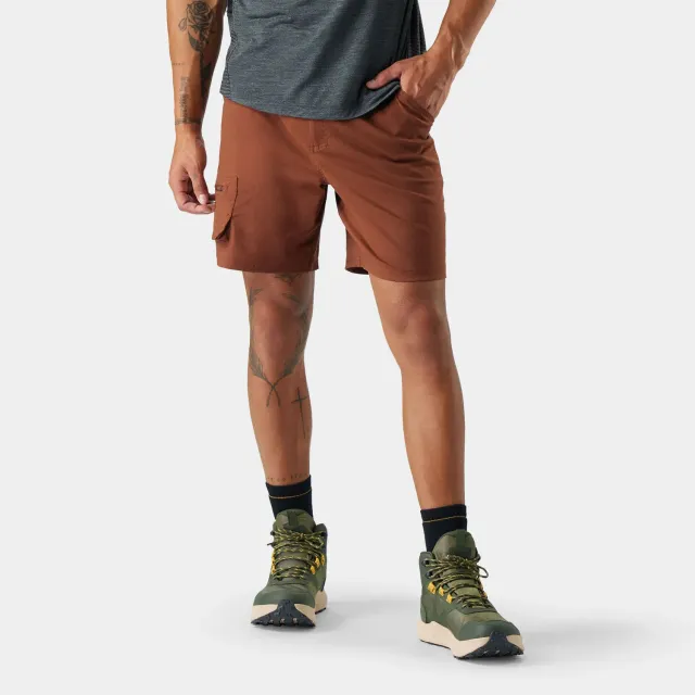Smartwool Merino 7 Cargo Hike shorts sable brown