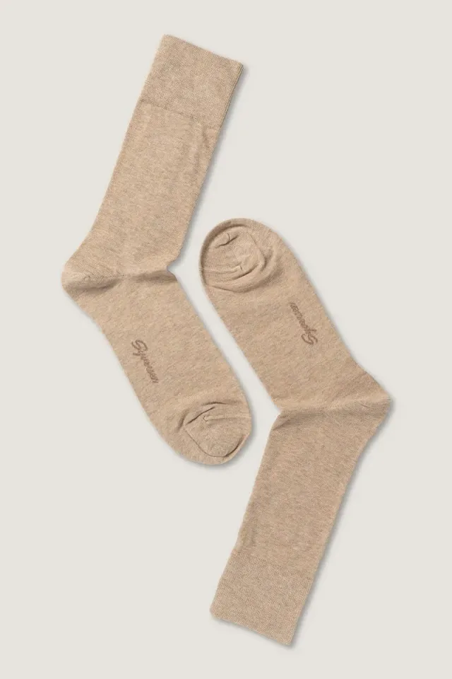 Syversen Socks Cotton Cashmere sokk beige 41-45 myk