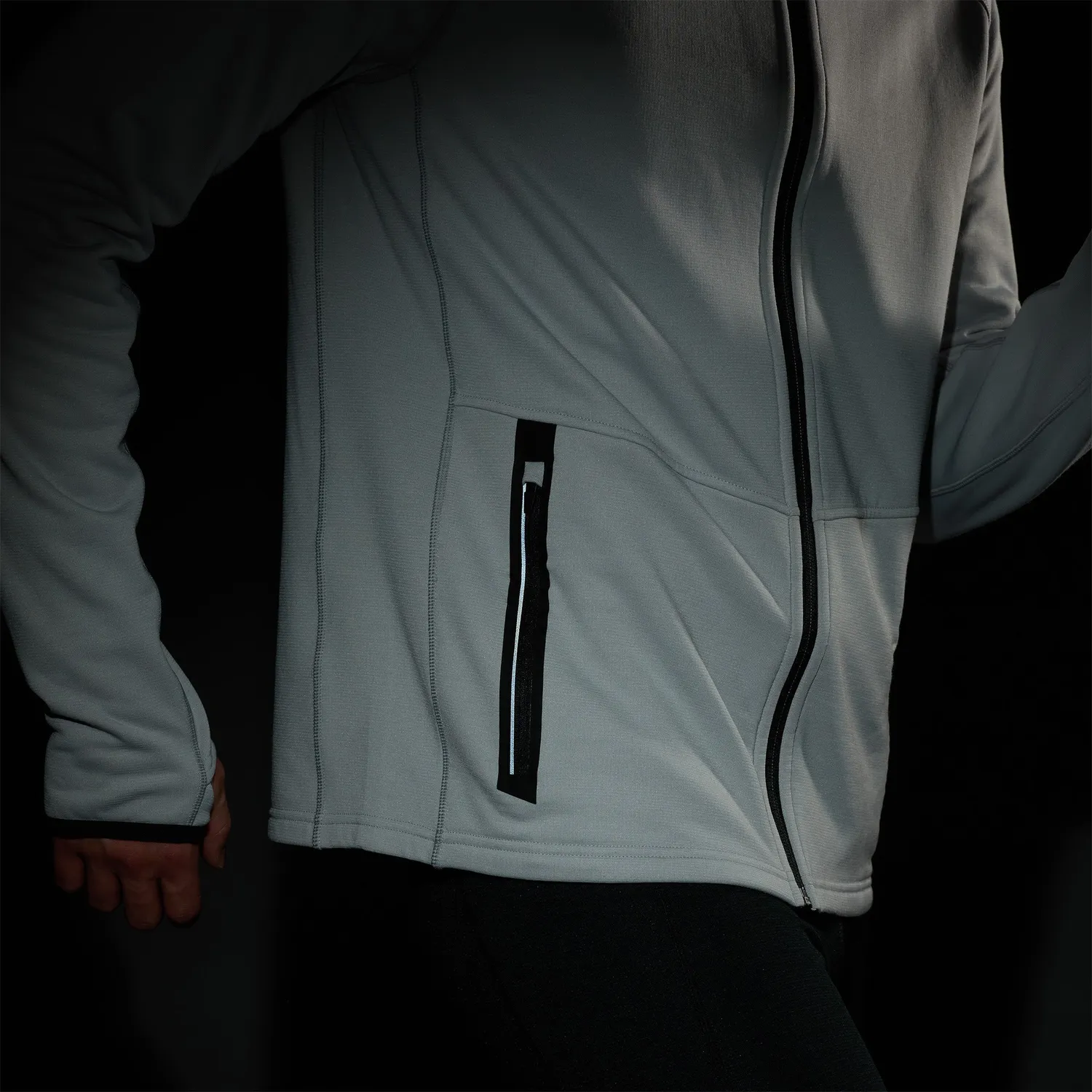 Smartwool Active Fleece jakke stormgrå merino
