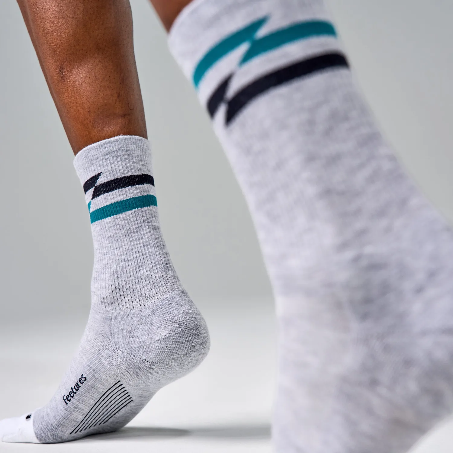 Feetures Elite Max Cushion Mini Crew sokker hvit tykke