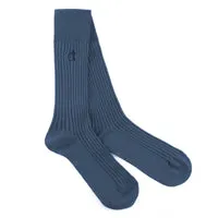 London Sock Company Dash of Class Navy sokker 6-pak blå