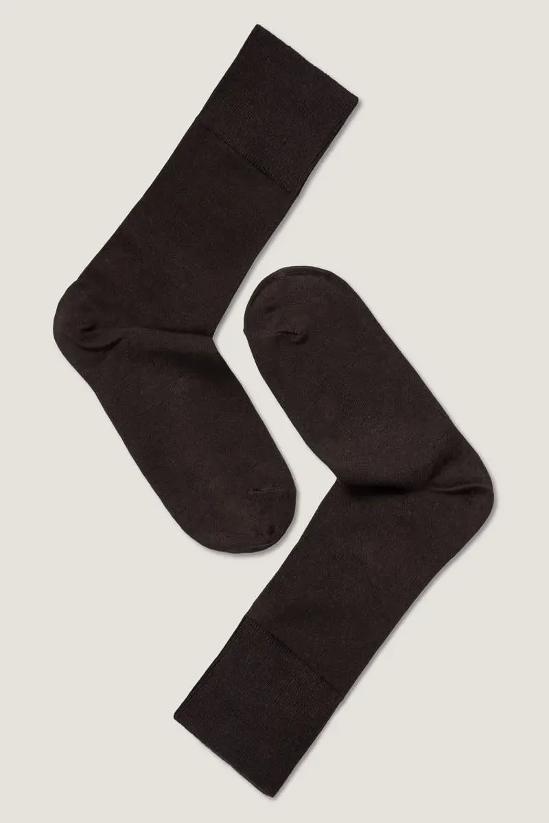 Syversen Socks Bamboo Comfort Top sokk mørkebrun 36-41