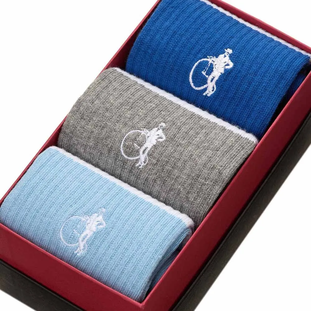 London Sock Company Retro Classics I sokker stripete 3-par