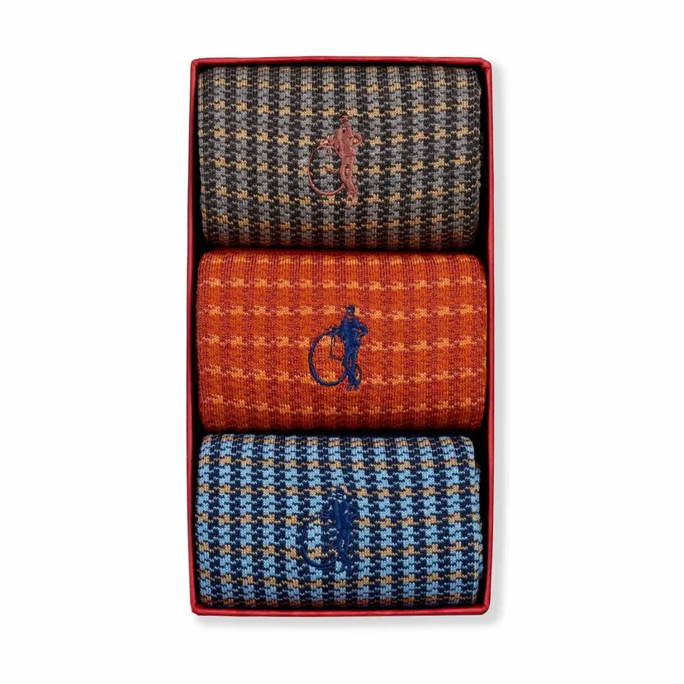 London Sock Company Shaken & Stirred II sokker 3-pack mønster