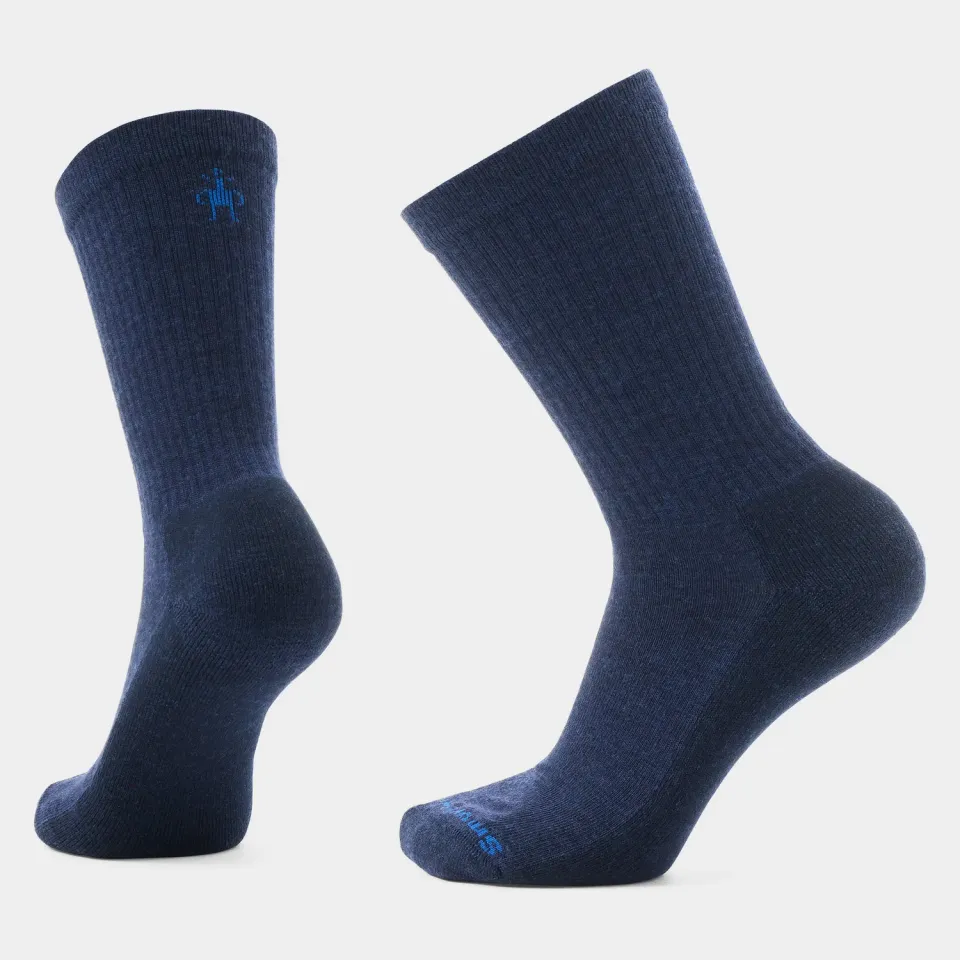Smartwool Everyday Solid Rib crewsokker navy merino
