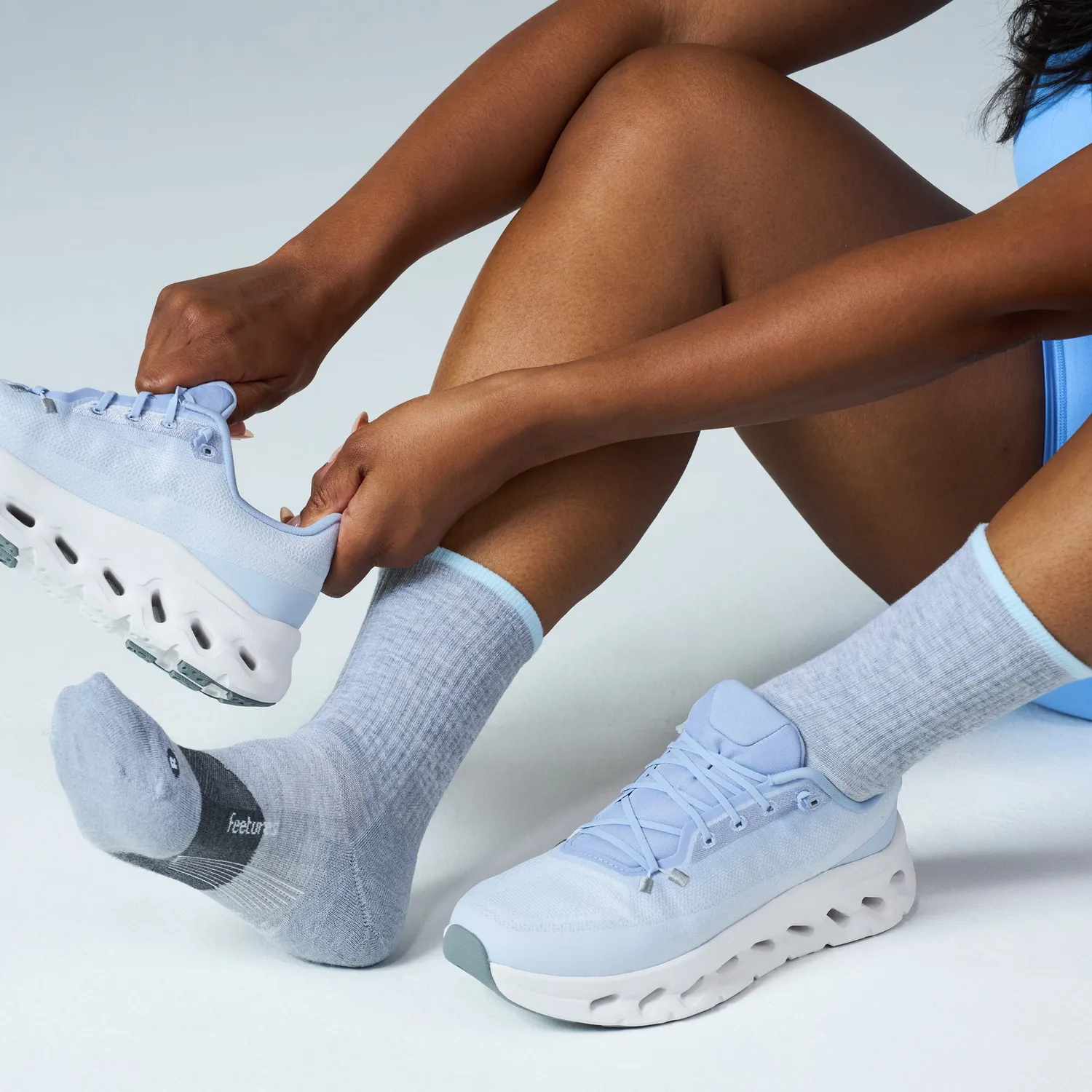 Feetures Trail Max Cushion Mini Crew sokker 6-pk tykke