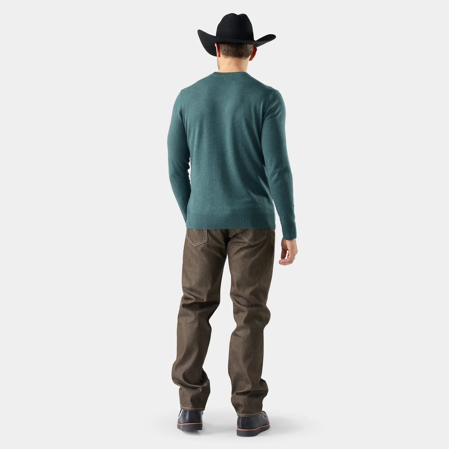 Smartwool Sparwood Crew ullgenser herre grønn