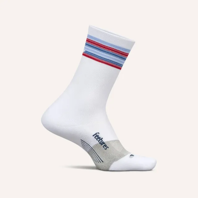 Feetures Elite Light Cushion Mini Crew sokker Spangled lett demping