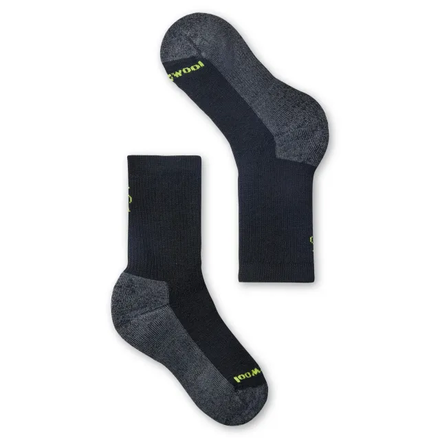 Smartwool Kids Hike Crew sokker Black ull fullpute