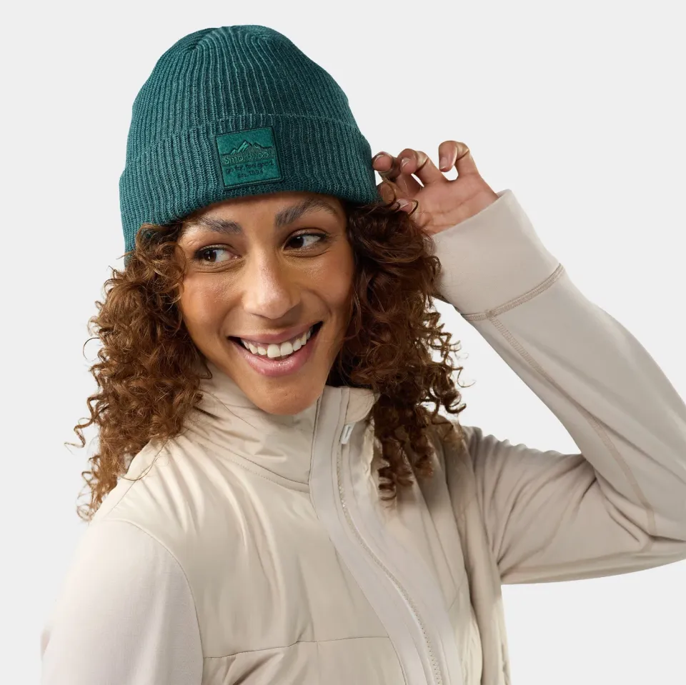 Smartwool Patch Beanie lue merino dusty teal