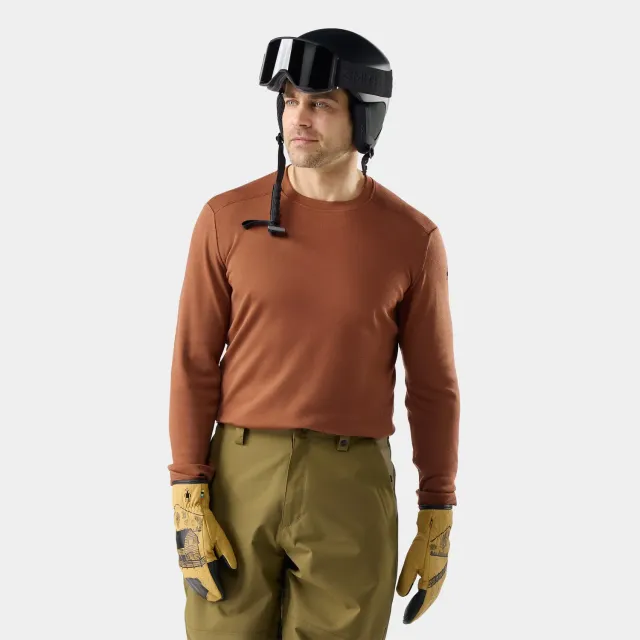 Smartwool Classic Thermal Merino undertrøye herre brun