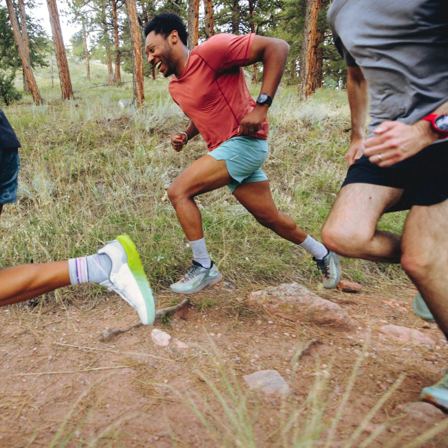 Smartwool Run Mid Crew løpesokker light gray