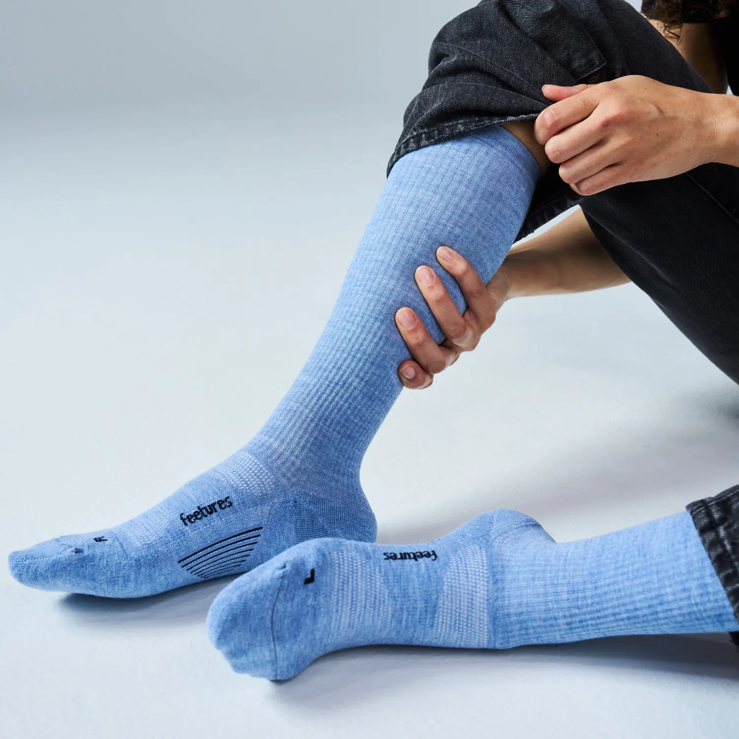 Feetures Everyday Max Cushion Knee High kompresjonssokker 6-pk
