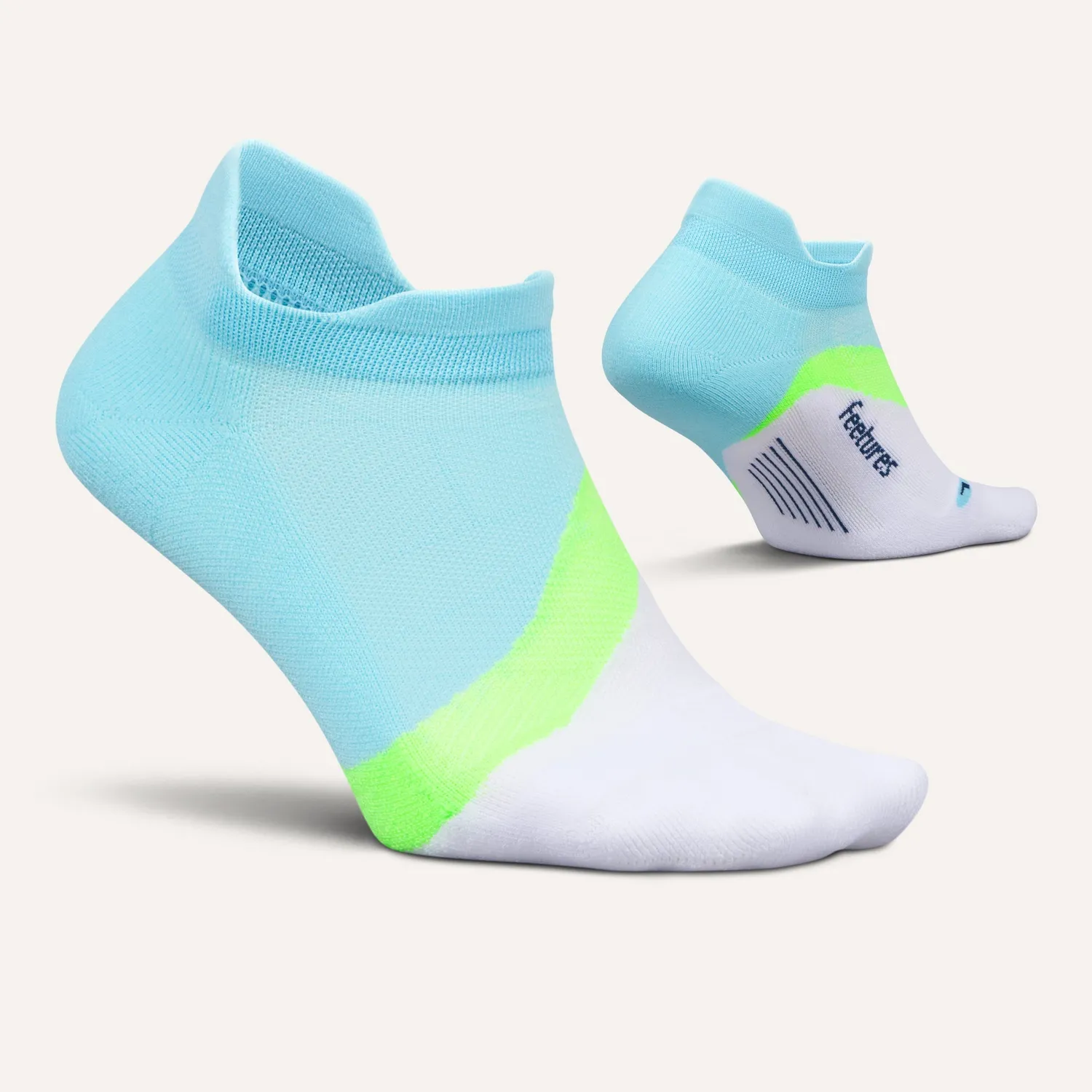 Feetures Elite Light Cushion Tab sokker Rally Blue lett