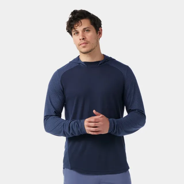Smartwool Active Mesh hoodie Nightfall Blue M