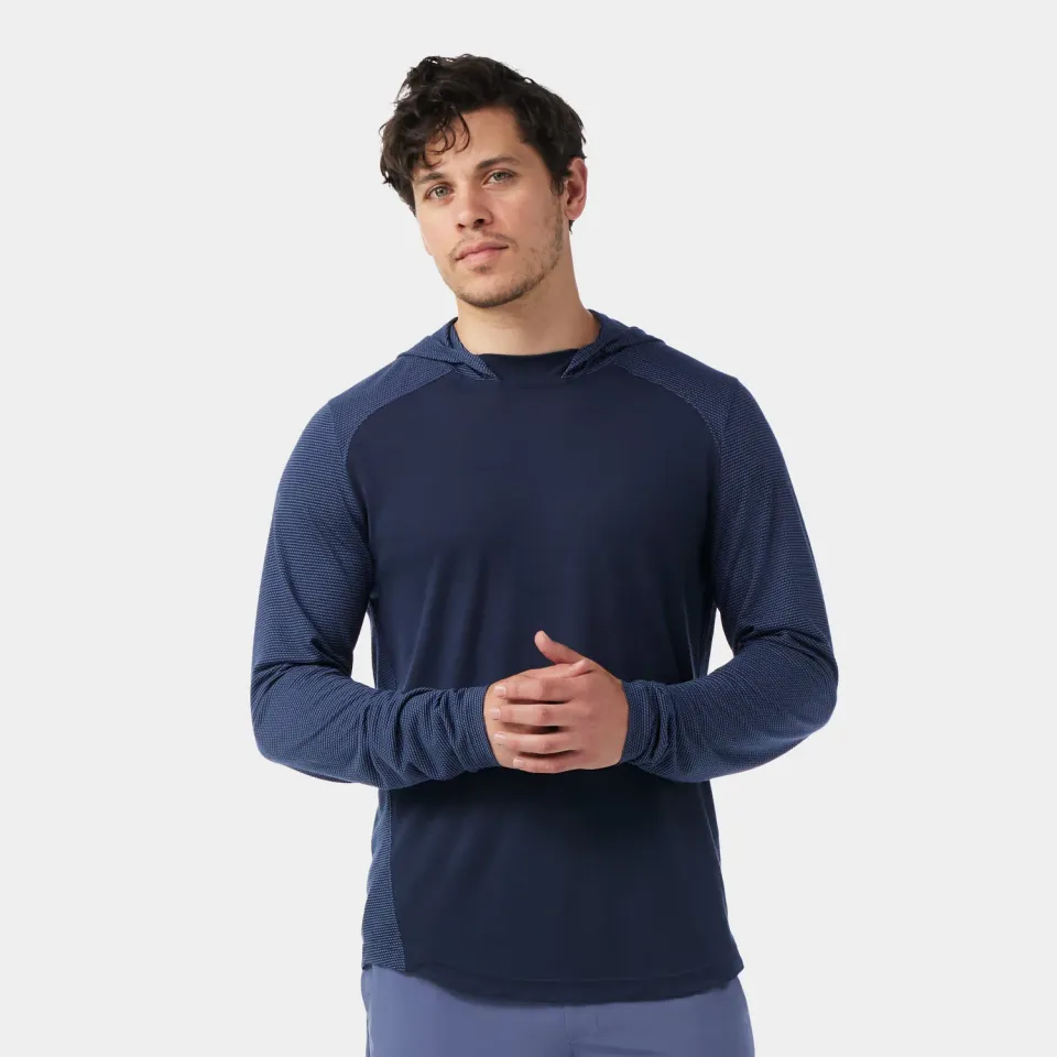 Smartwool Active Mesh hoodie Nightfall Blue M