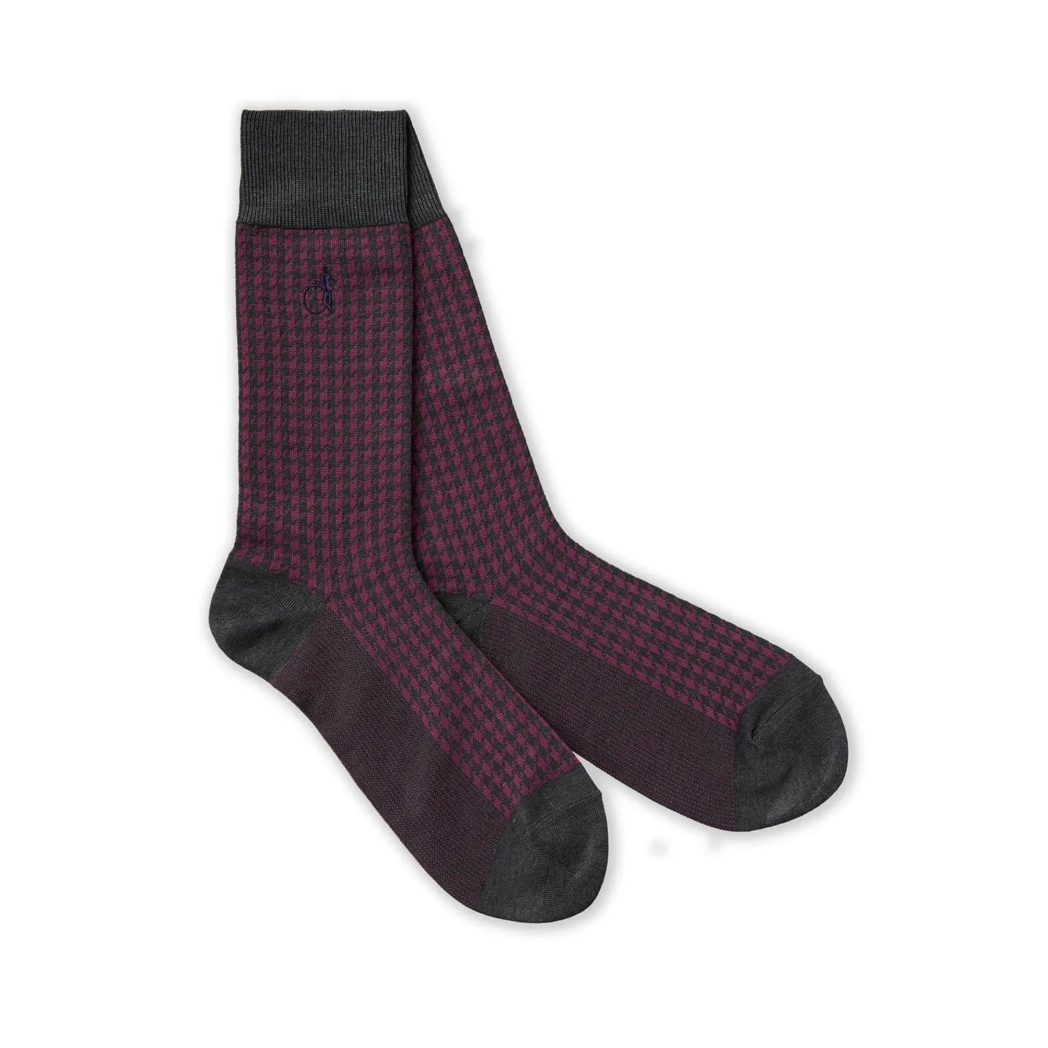London Sock Company Brummel's Picks sokker 3-pak houndstooth