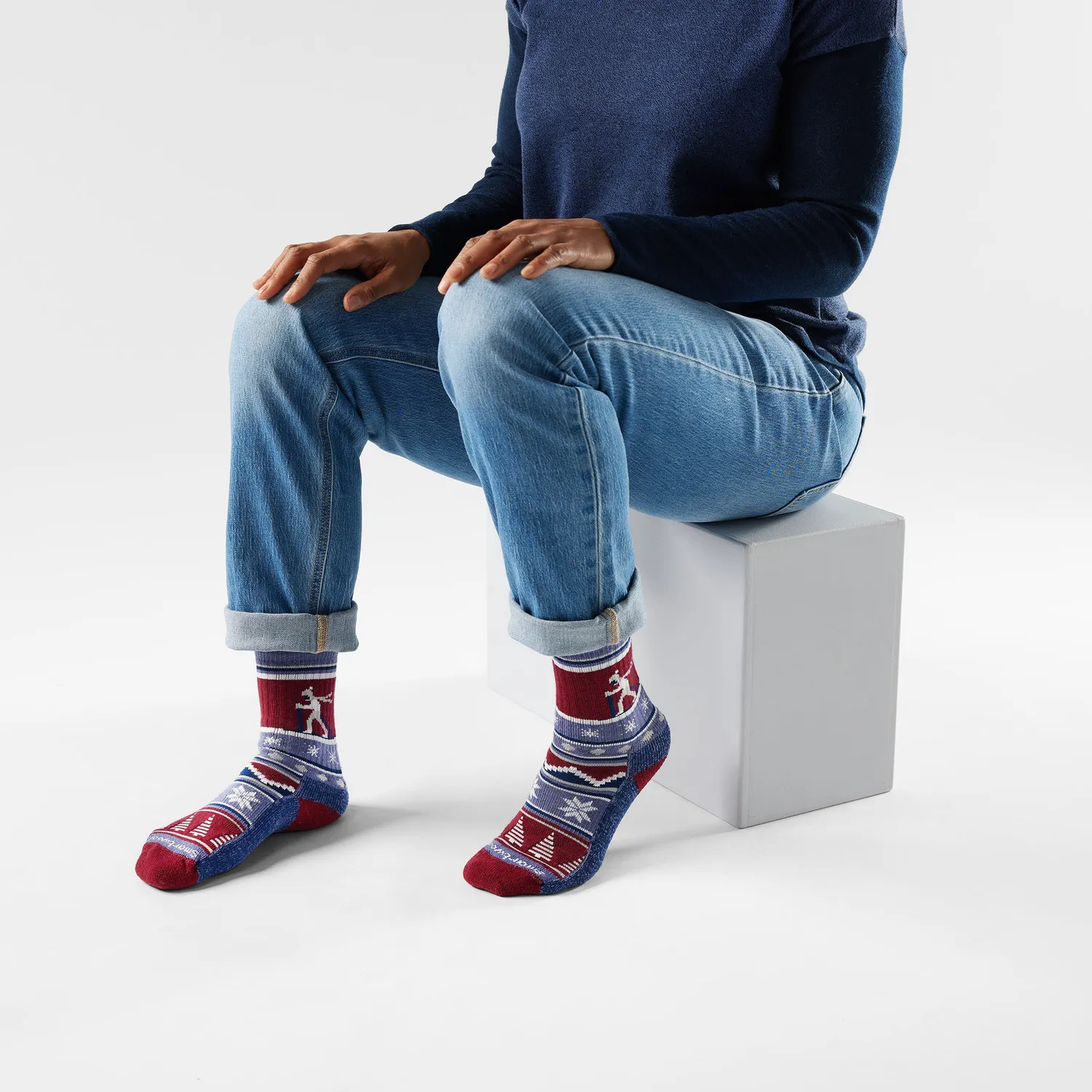 Smartwool Everyday Cozy Alpine Après sokker nightfall blue ull