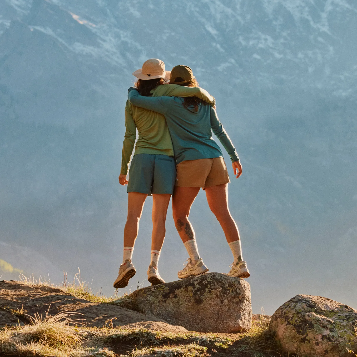 Smartwool Merino 4" Hike turshorts dusty teal dame