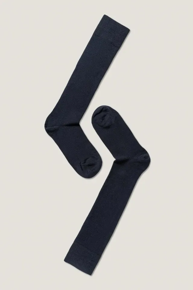 Syversen Wool Knee High knestrømper navy 36-41 ull