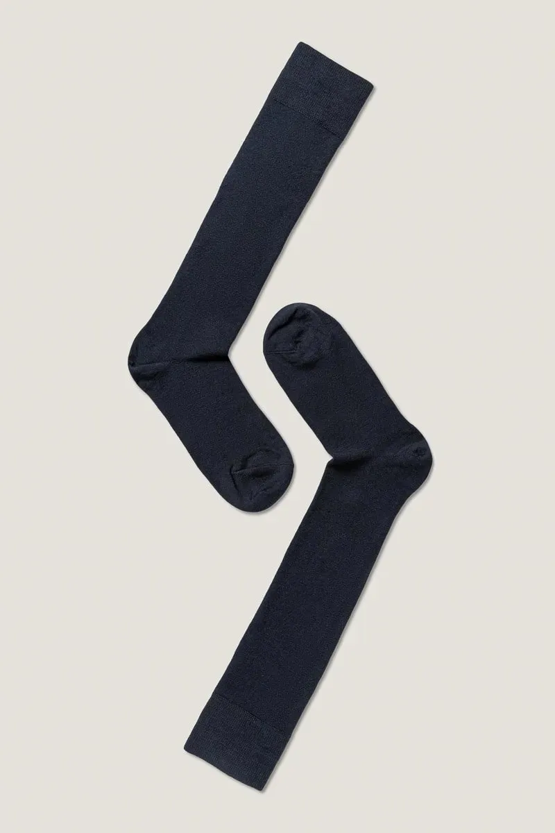 Syversen Wool Knee High knestrømper navy 36-41 ull