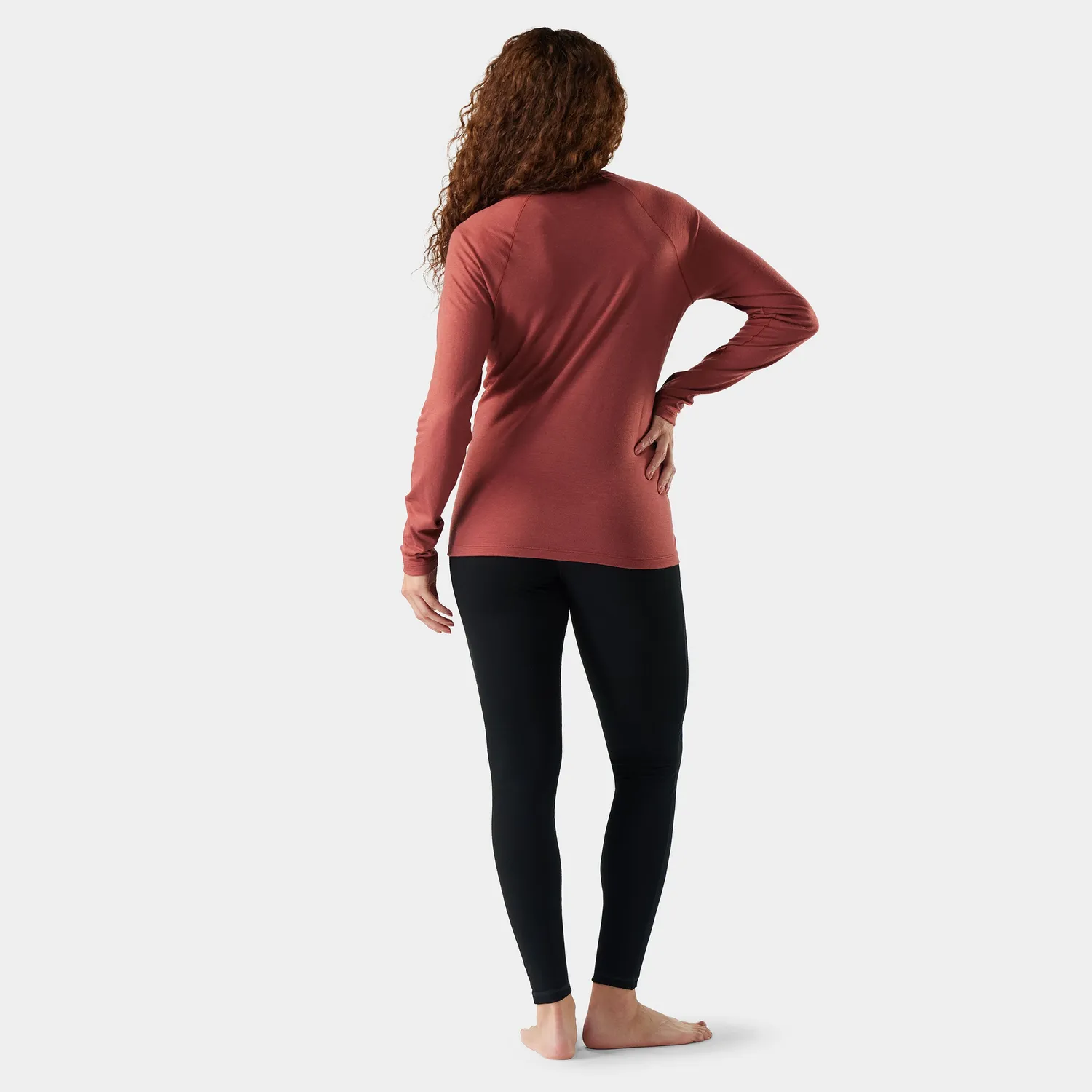 Smartwool Classic All-Season Crew ulltrøye burnt sienna M