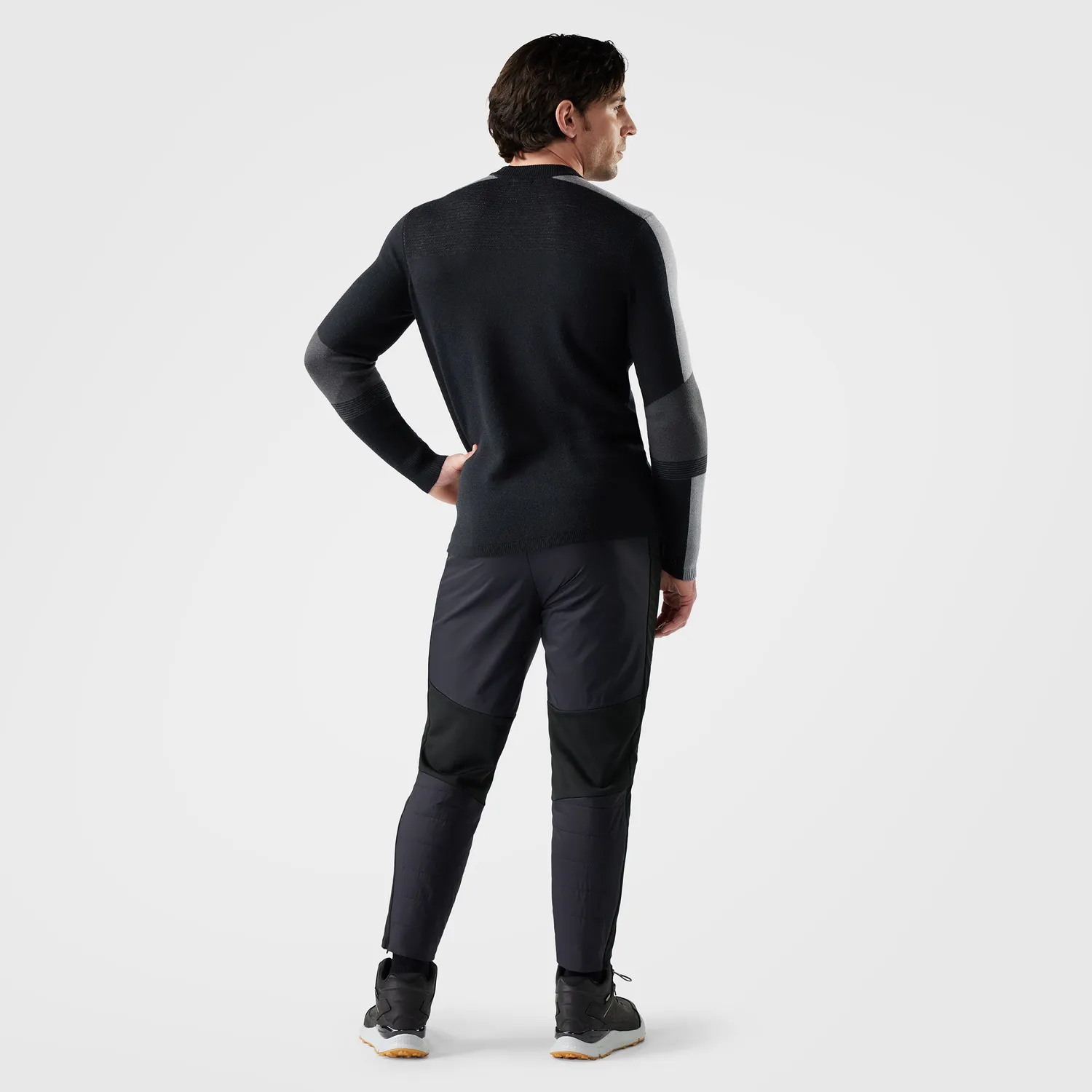 Smartwool Alpine Crew genser herre sort merino