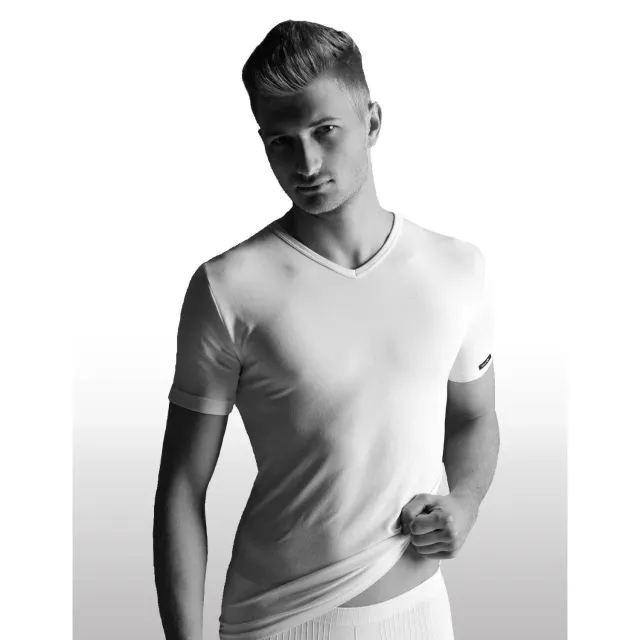 Rohner V-Neck T-skjorte sport Dryarn