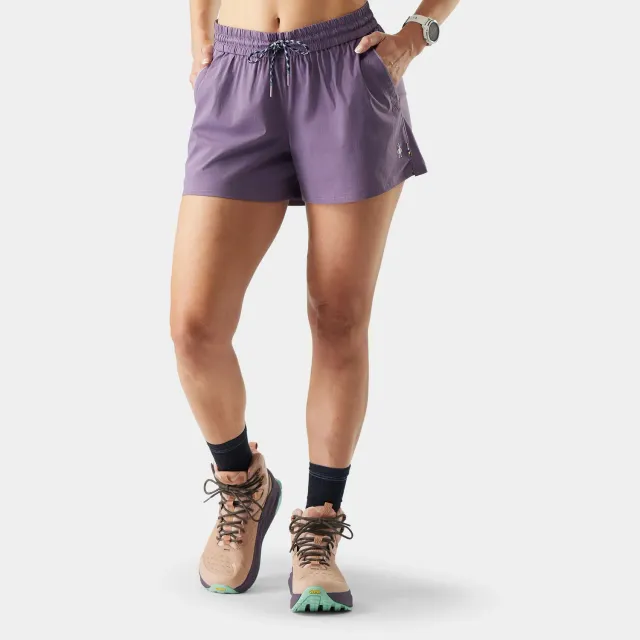 Smartwool Merino 4" Hike turshorts purple storm dame