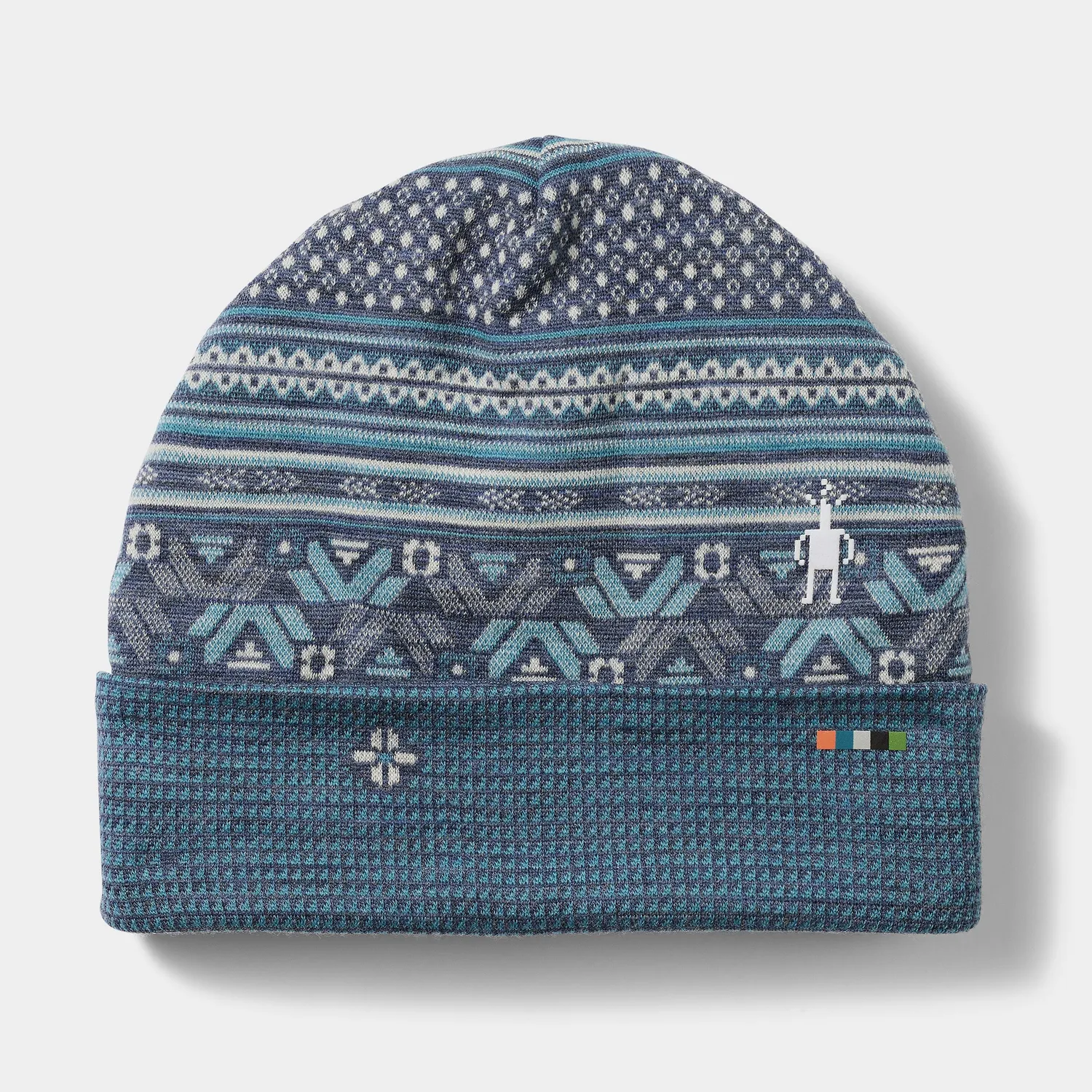 Smartwool Thermal Merino Reversible Cuffed lue Nightfall vendbar
